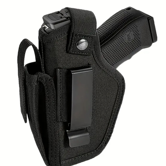 NEW Gun Holster Durable Ambidextrous Universal Concealed Carry Black - Picture 4 of 9